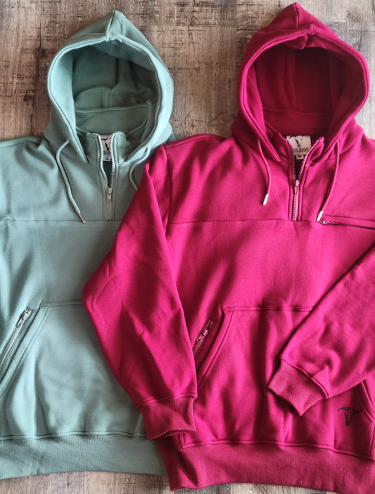 Ladies High Country 1/4 Zip Hoodie
